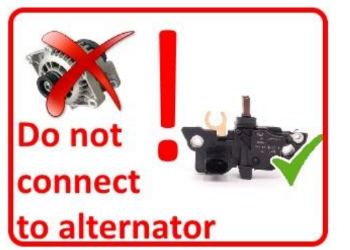 do not connect to generator